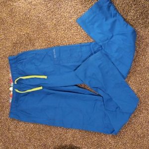Vera Bradley Royal Blue Scrub Pants